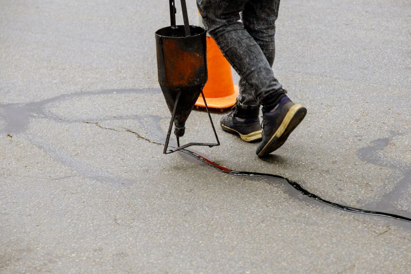 Local Asphalt Crack Filling Service pros at work